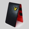 Lyle & Scott Unisex Golf Yardage Book Holder, Black