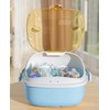 QDTTSRY Baby Bottle Drying Rack Storage, Nursing Bottle Storage Box