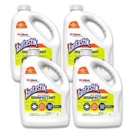 SC Johnson Professional, Fantastik Multi-Surface Cleaner, Disinfectant, and Degreaser, 1 Gallon, Pack of 4