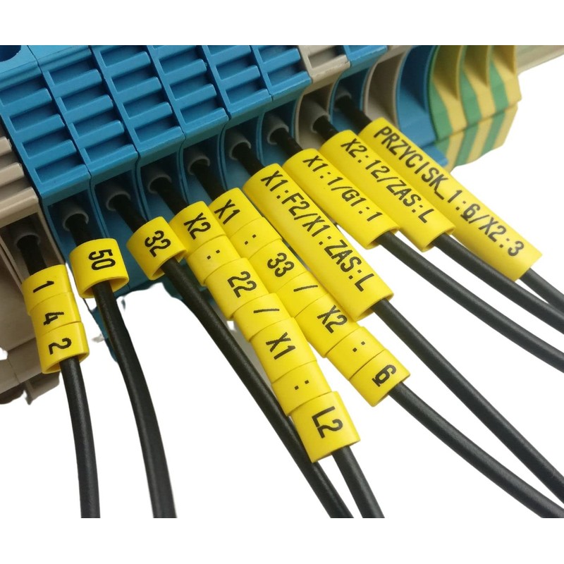 OznaczTo Cable Labelling Clip - Cable Marker - Packed in