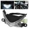 Motorcycle Headlight Transparent Lens Waterproof LED Front Center Lamp Replacement