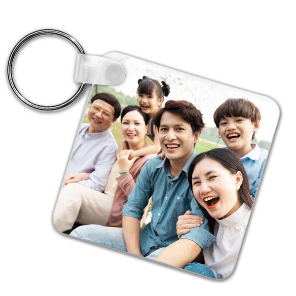 Printster Square Photo Keyring - Personalised Keychain