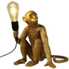CHABEI Modern Table Light, Monkey Desk Lamp, Resin Sitting Monkey