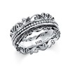 Spinner Ring 925 Sterling Silver Fidget Rings for Anxiety Stress