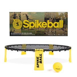 Spikeball The Original Kit 1-Ball Game Set - Outdoor, Yard & Camping Games - Includes Ball, Net, Drawstring Bag & Rulebook Set