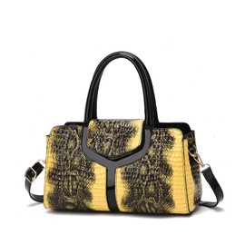 PHEVOS Medium Satchel Handbag Shoulder Crossbody Purse Top handle Crocodile Hobo bags for Women