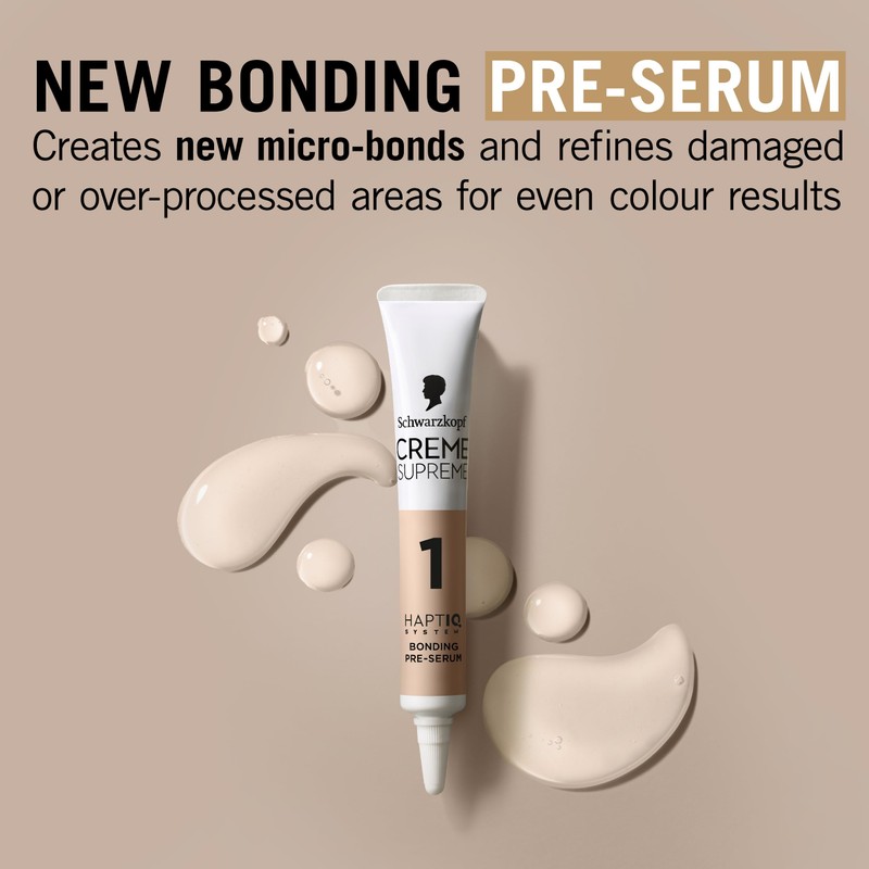 Schwarzkopf Creme Supreme 1-0 Natural Black, Permanent Hair Dye, Caring