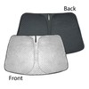 Bilisin Front Windshield Sun Shade Compatible with Lexus is，Lychee Pattern