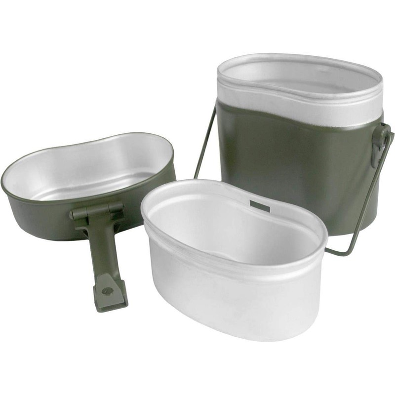 normani German Army Dinnerware Set Bundeswehr Cutlery + BW Aluminium