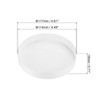 PATIKIL 4.5"/114mm ID PVC Pipe End Cap Fitting, 2 Pack