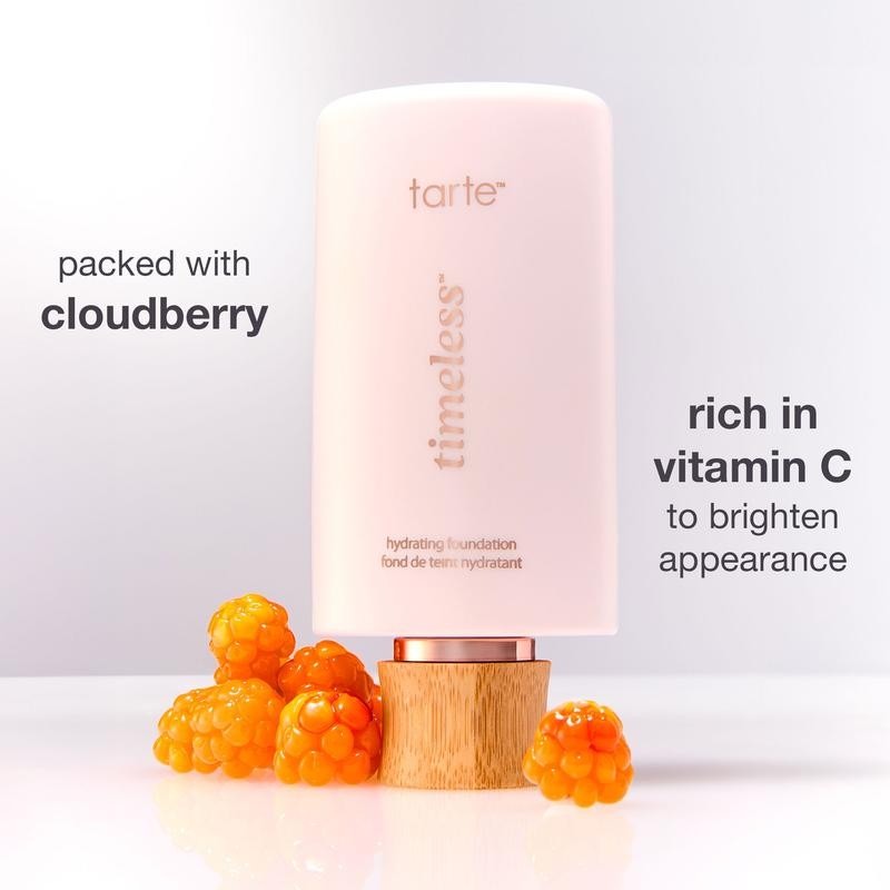 tarte timeless hydrating foundation & brush Coverage Moisturizer:_53N Deep Neutral
