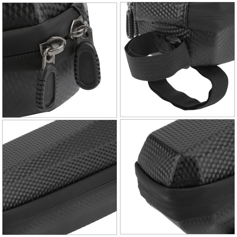 Bicycle Front Frame Bag Waterproof Hard Shell Bike Top Tube