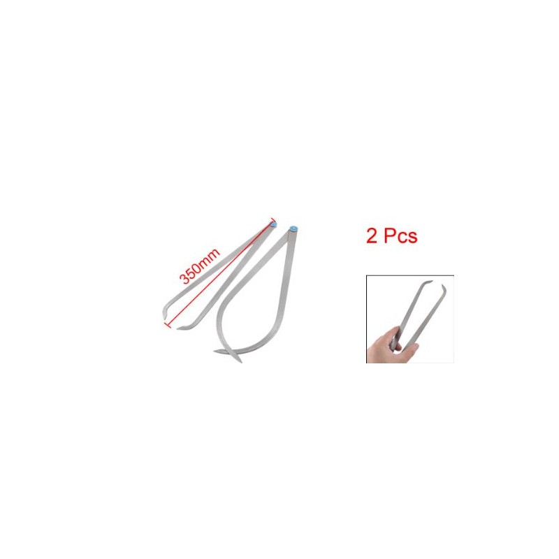 uxcell a13032900ux0122 350mm Long Firm Joint Metal Measurement Inside Outside
