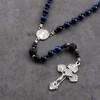 Luomu Lava and Tiger's Eye Stone Rosary 8mm Beads St