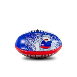 Sherrin Western Bulldogs AFL Team Softie Football, Size 20cm