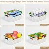 Small Plastic Storage Basket with Handles, Durable Organizer Bin, Open-Top