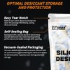 TPmax 50g x 10 Packs Silica Gel Desiccant Sachets, Reusable