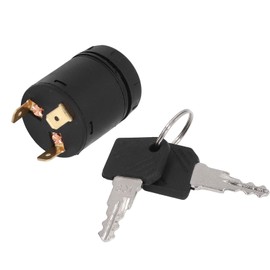 Ignition Switch with Key, Universal Key Ignition Switch for Car, Truck, Tractor, Trailer, Forklift and More