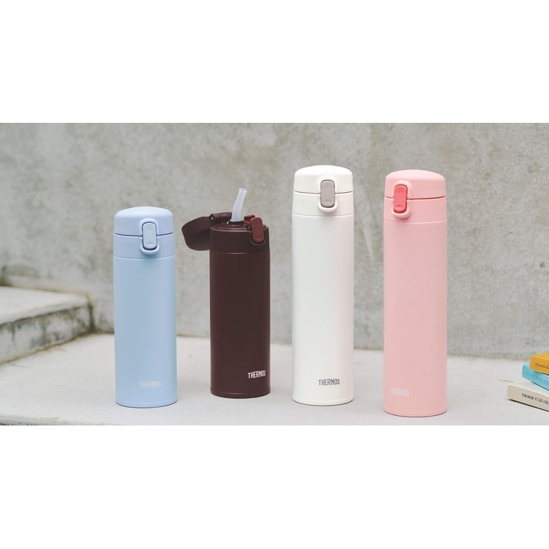Thermos FJM-350 LB Water Bottle, Vacuum Insulated Straw Bottle, 11.8