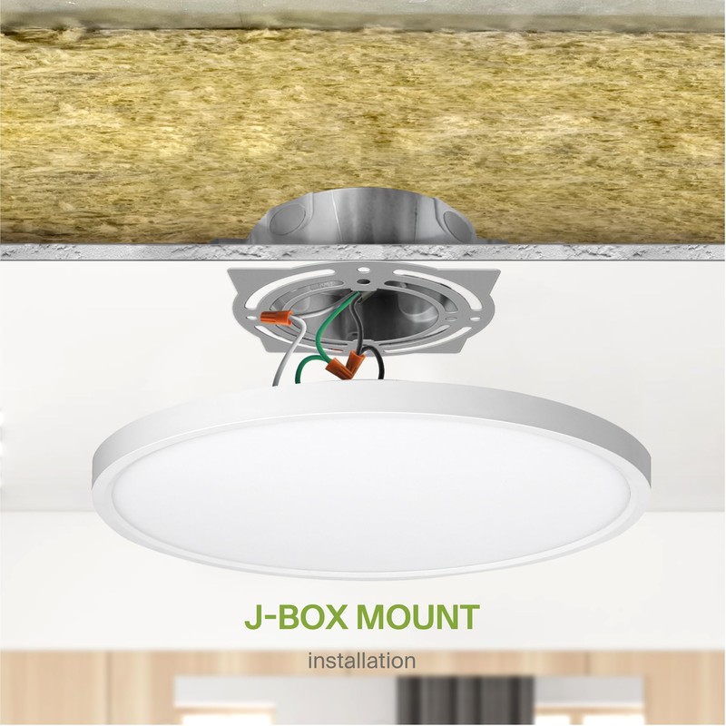 ASD LED 12 Inch Round Flush Mount Ceiling Light Fixture