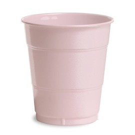 Club Pack of 240 Classic Pink Disposable Plastic Drinking Party Tumbler Cups 12 oz.