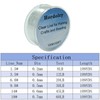 Hordolry 0.2mm Clear Fishing Line, 328FT Invisible Fishing Wire, Lower