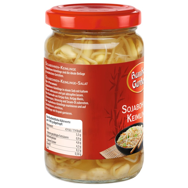 Bamboo Garden Soybean Seedlings 330g Draining Weight 160g (Packaging Design