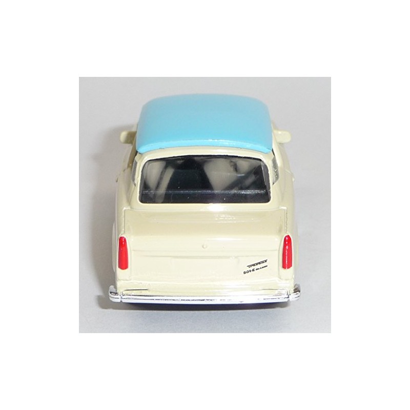 Trabant 601 Beige with Light Blue Roof Trabi Model Car