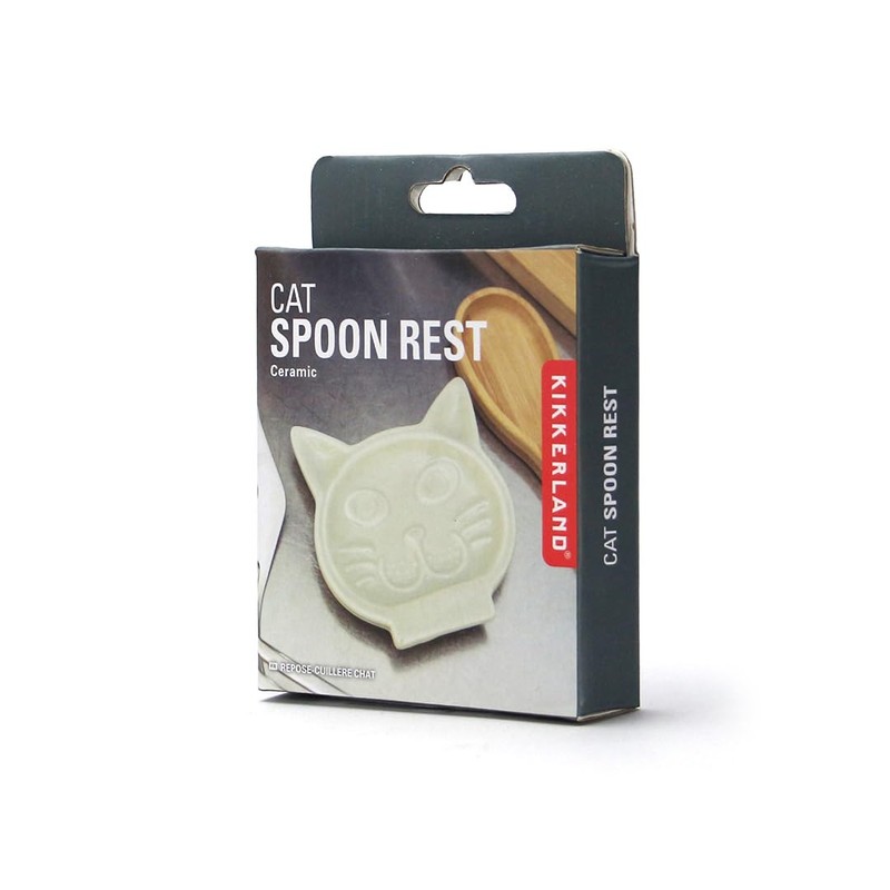 KIKKERLAND CU367 Cat Spoon Rest Cat Spoon Rest