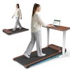 FITMIND Walking Pad Treadmill for Home Office,2 in 1 Under