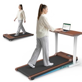 FITMIND Walking Pad Treadmill for Home Office,2 in 1 Under Desk Treadmill 2.5HP Low Noise Portable Treadmills with Remote Control and LED Display， Compact Treadmills，Walking Jogging Running Machine