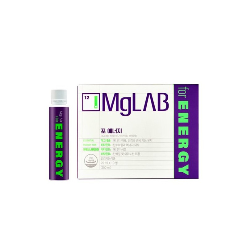 동화약품 마그랩 포 에너지 마시는 액상 글루콘산 마그네슘 비타민B 25ml*10입