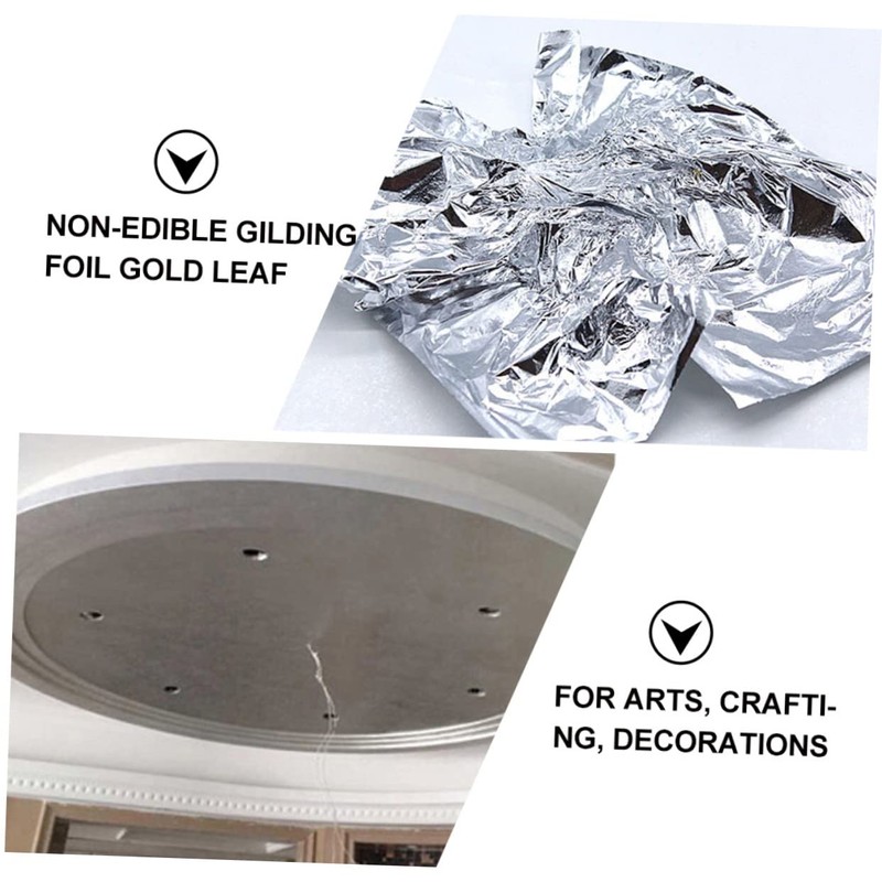 Operitacx 3sets Foil Leaves Gilding Foil Sheets Craft Decoration Art