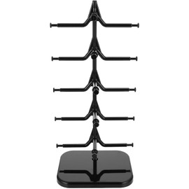 Beaupretty Soporte de Gafas de Plástico Duradero para Escritorio Organizador y Exhibidor Giratorio de Lentes Estante Compacto para Almacenamiento de Gafas de Sol y Anteojos