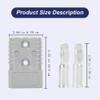 350 Amp Battery Power Connector, 600V Quick Disconnect Connector for