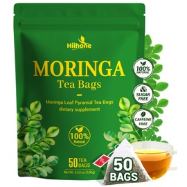 Moringa Leaf Tea - Caffeine Free, 50 Tea Bags