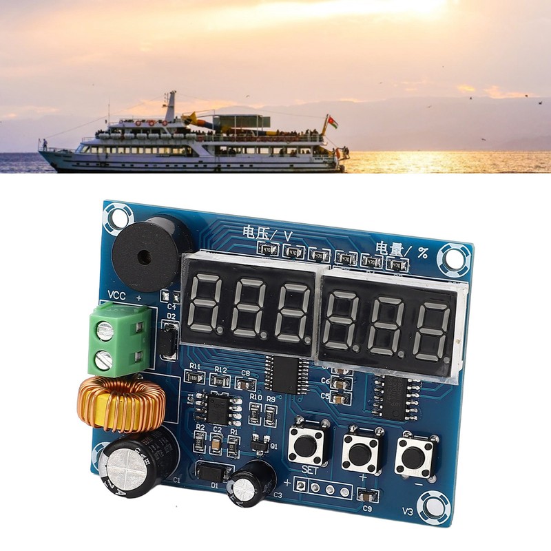 Power Display Module Programmable Voltage Remaining Percentage Display Module DC7‑80V