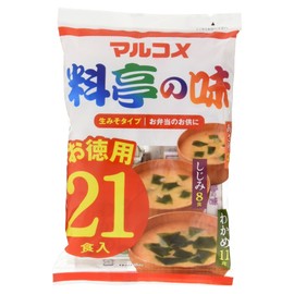 Marukome Miso Soup, Value Value of Ryotei Taste, 21 Foods, 13.5 oz (388 g)