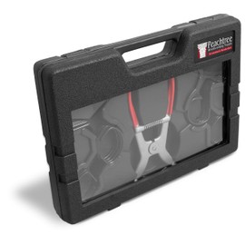 Peachtree Woodworking Supply Spring Miter Clamp 25 Piece Set with 24 Assorted Size Spring Clamps and 1 Easy to Load Spring Tensioned Pliers for Woodworking Frames, Moulding & 45 Degree Corner Clamping