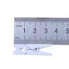DECORA 100 x White Wooden Mini Clothes Pegs 3.5cm
