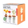 Kikkerland Set of 3 Terracotta Vase Necklaces