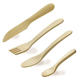 Erzi 10658 Wooden Cutlery Children's Kitchen Shop Item for Children Role Play
