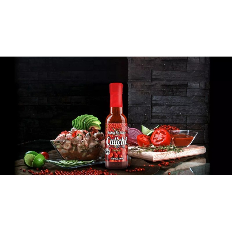Salsa Culichi (4 Bottles) Salsa Culichi Chiltepin, Chiltepin hot sauce