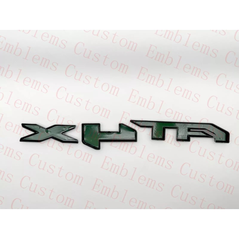 Auto 5PCS Grill Doors Rear Gloss Black AT4X OVERLAY Emblem