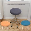 HuaLiSiJi Set of 2 Stool Covers Round Stool Cover Stretch