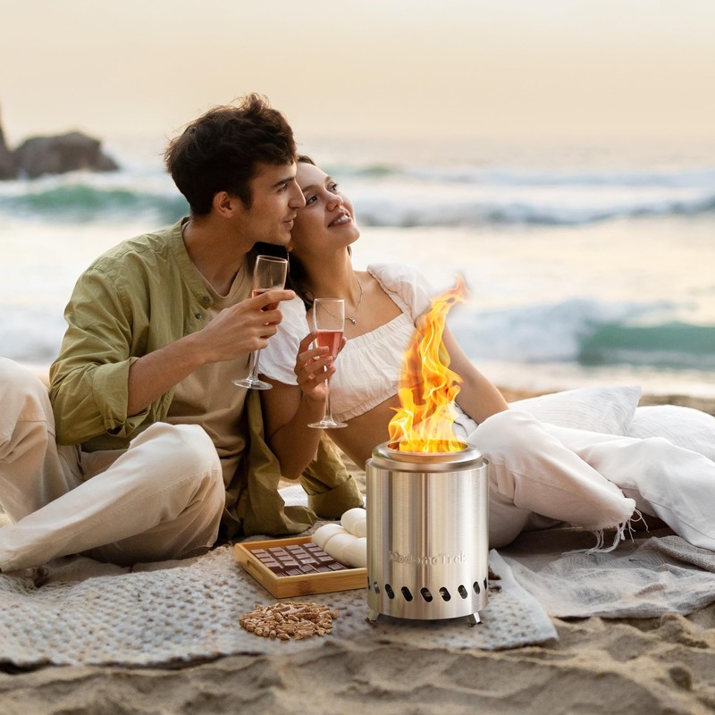 Tabel Top Fire Pit Mini, Portable Firepit Outdoor, 5.5 Inch