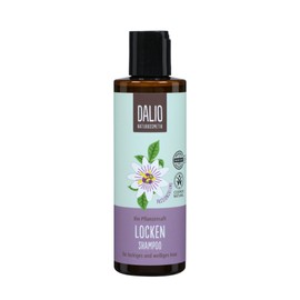DALIO - Curl Shampoo - for Curly and Wavy Hair - Mild Cleansing - with Organic Plant Juice Passion Flower - Certified Vegan Natural Cosmetics