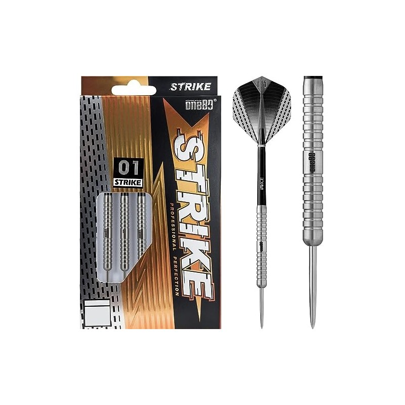 ONE80 Strike 01 80% Steel Tip Darts