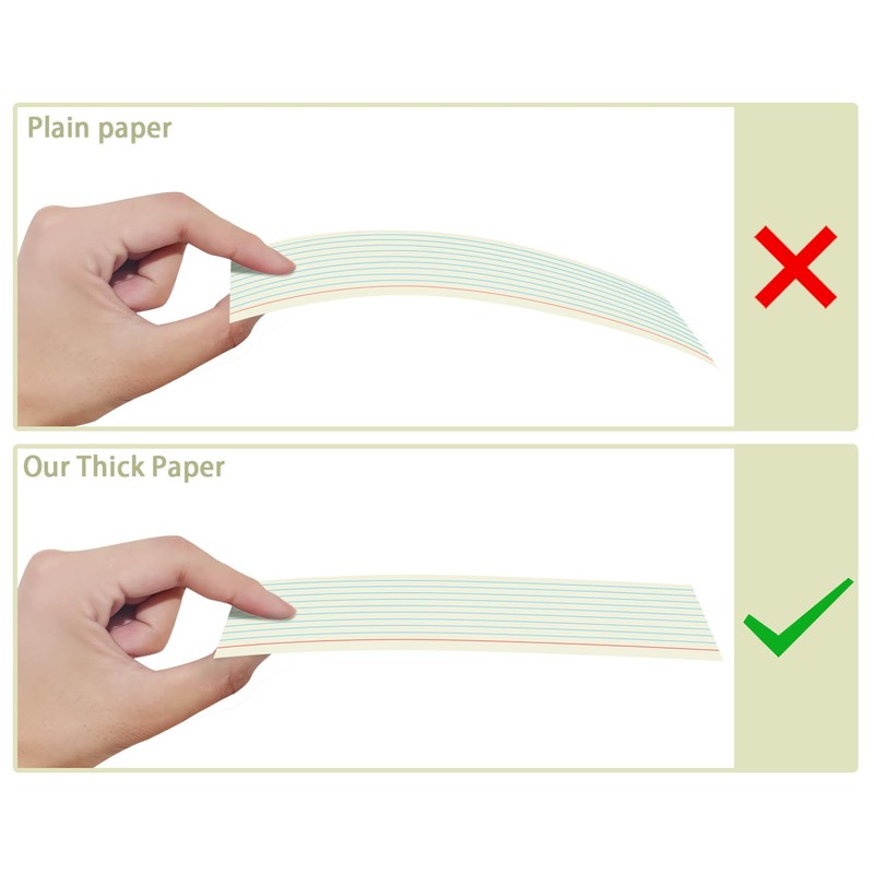 Cream Index Cards 3x5, 200 Pack, Ruled Index Cards, Flash