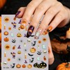 Halloween Nail Art Stickers 3D Self-Adhesive Halloween Nail Decorations